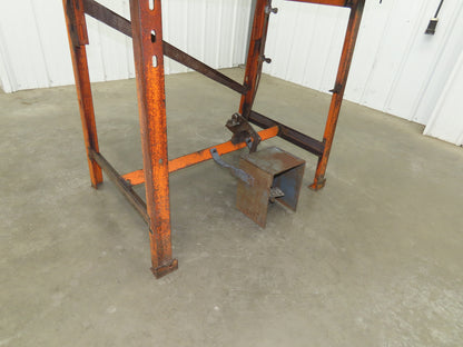 Service Machine 0-A Mechanical OBI Punch Press 5 Ton 1-1/4" Stroke 115V Bench