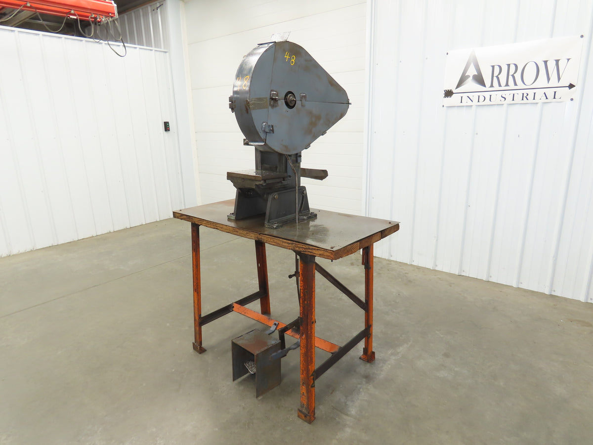 Service Machine 0-A Mechanical OBI Punch Press 5 Ton 1-1/4" Stroke 115V Bench