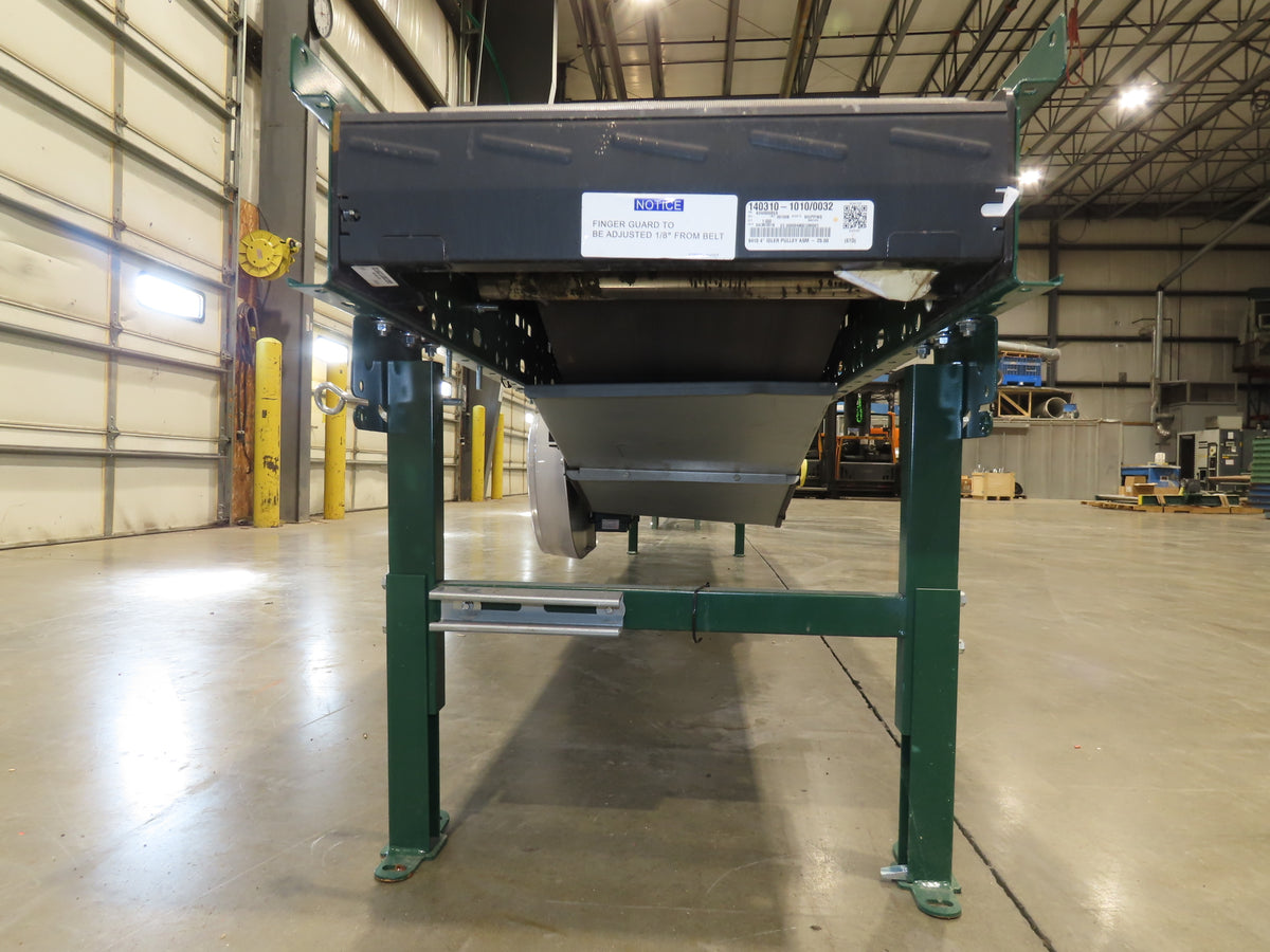 Dematic 9405 25"x 14' Slider Bed Conveyor 18"Belt Center Drive 500FPM High Speed