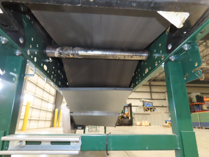 Dematic 9405 25"x 14' Slider Bed Conveyor 18"Belt Center Drive 500FPM High Speed