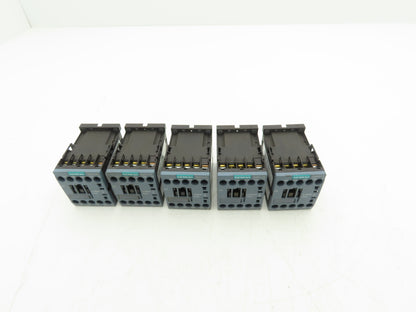 Siemens 3RH2131-1KB40 SIRIUS Contactor Relay 3NO + 1NC 24V DC Coil S00 Lot of 5