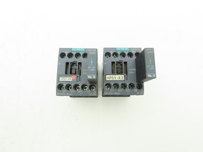 Siemens 3RT2015-1BB42 Contactor 3kW w/3RT2916-1DG00 Surge Suppressor Lot of 2