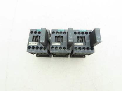 Siemens 3RT2015-1BB42 Contactor 3kW w/3RT2916-1DG00 Surge Suppressor Lot of 3