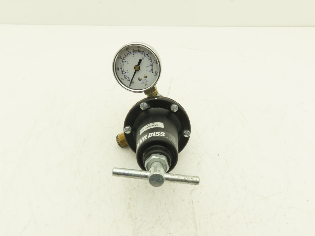 DeVilbiss HAR-507-B Air Pressure Regulator 0-125PSI 60CFM 3/8"NPT