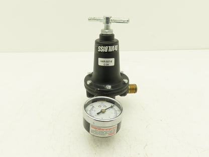 DeVilbiss HAR-507-B Air Pressure Regulator 0-125PSI 60CFM 3/8"NPT