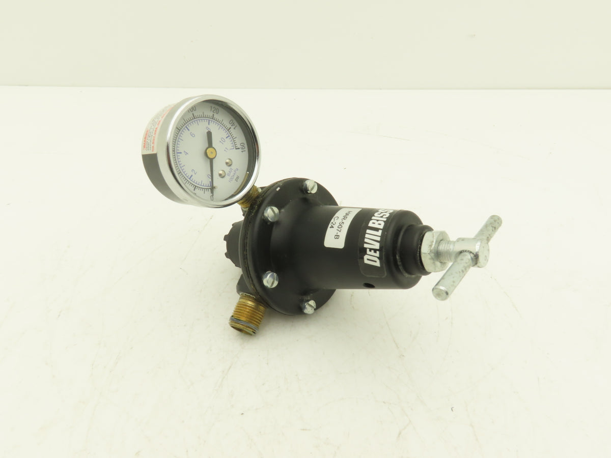 DeVilbiss HAR-507-B Air Pressure Regulator 0-125PSI 60CFM 3/8"NPT