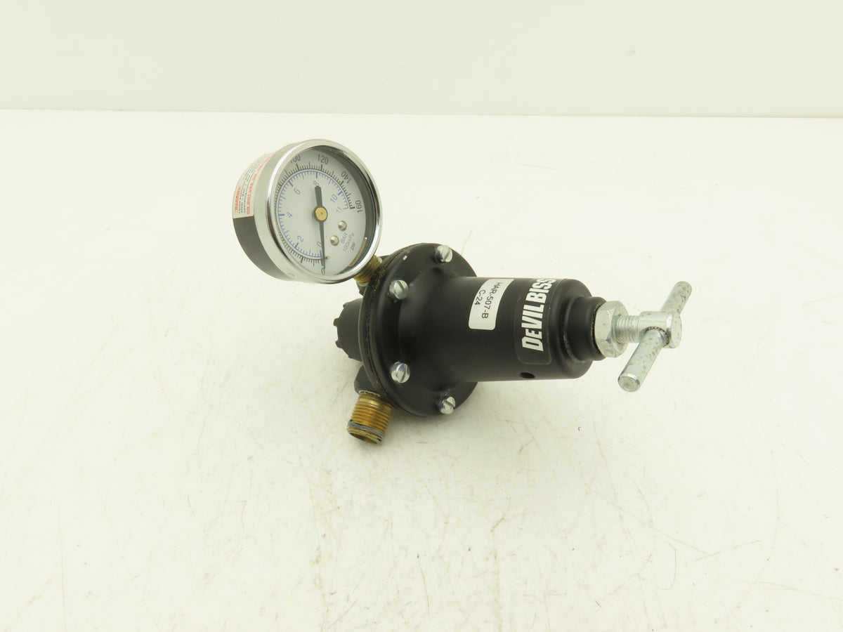 DeVilbiss HAR-507-B Air Pressure Regulator 0-125PSI 60CFM 3/8"NPT