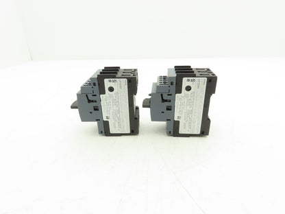 Siemens 3RV2011-1CA15 Motor Starter Protector 1.8-2.5A 1NO+1NC Aux S00 Lot of 2
