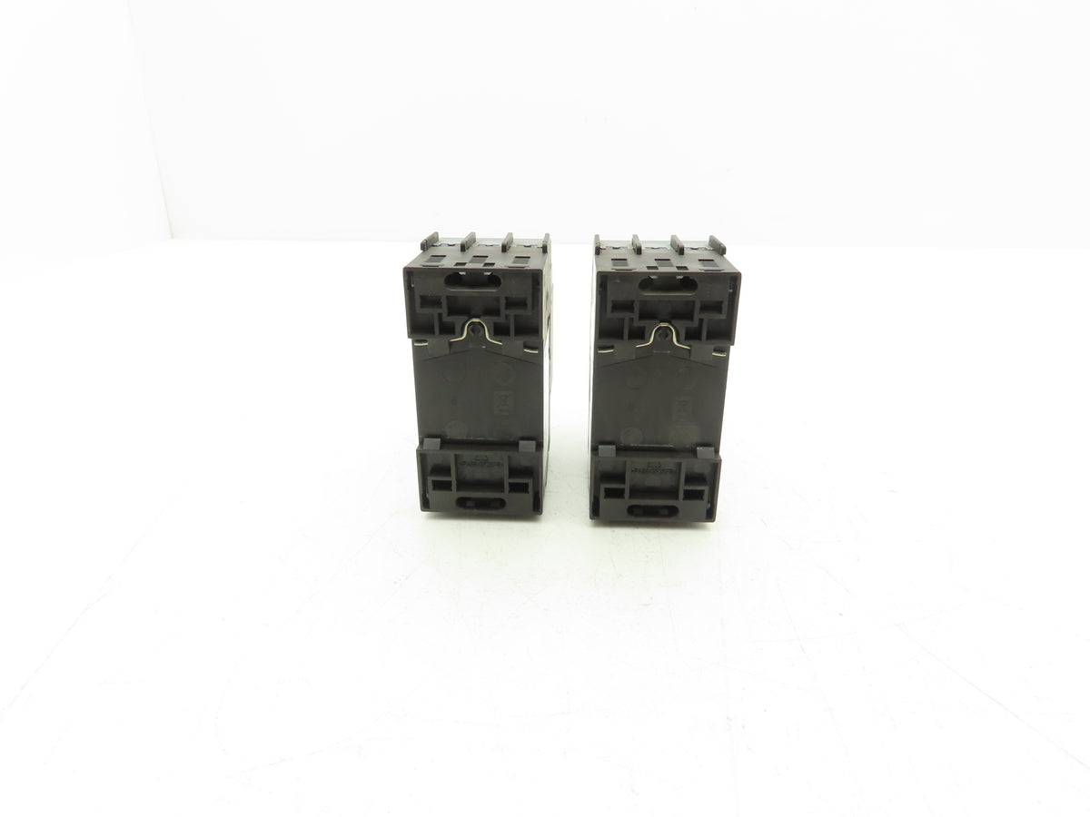 Siemens 3RV2011-1CA15 Motor Starter Protector 1.8-2.5A 1NO+1NC Aux S00 Lot of 2