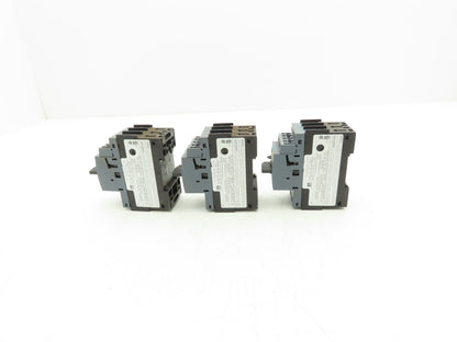 Siemens 3RV2011-1CA15 Motor Starter Protector 1.8-2.5A 1NO+1NC Aux S00 Lot of 3