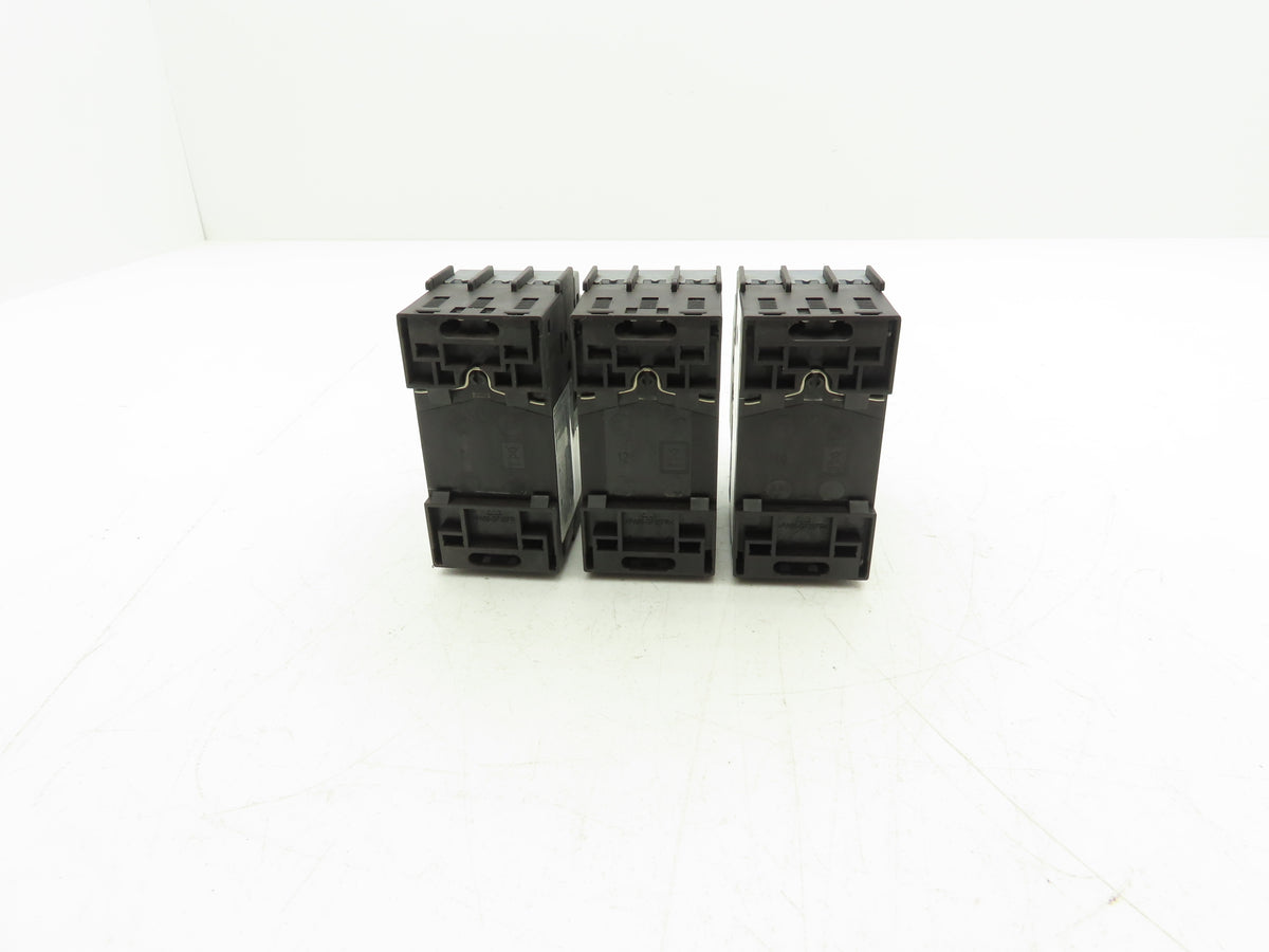 Siemens 3RV2011-1CA15 Motor Starter Protector 1.8-2.5A 1NO+1NC Aux S00 Lot of 3