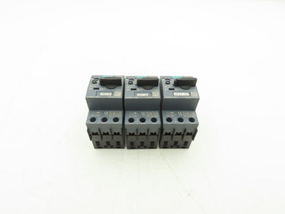 Siemens 3RV2011-1CA15 Motor Starter Protector 1.8-2.5A 1NO+1NC Aux S00 Lot of 3