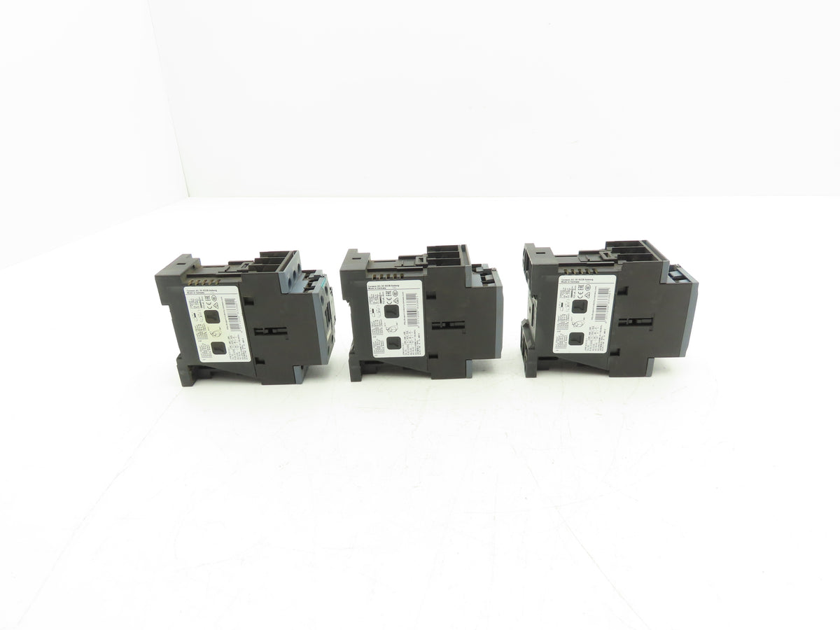Siemens 3RT2028-1BB40 Motor Starter Contactor 25Hp 575V 3Ph 24V Lot of 3