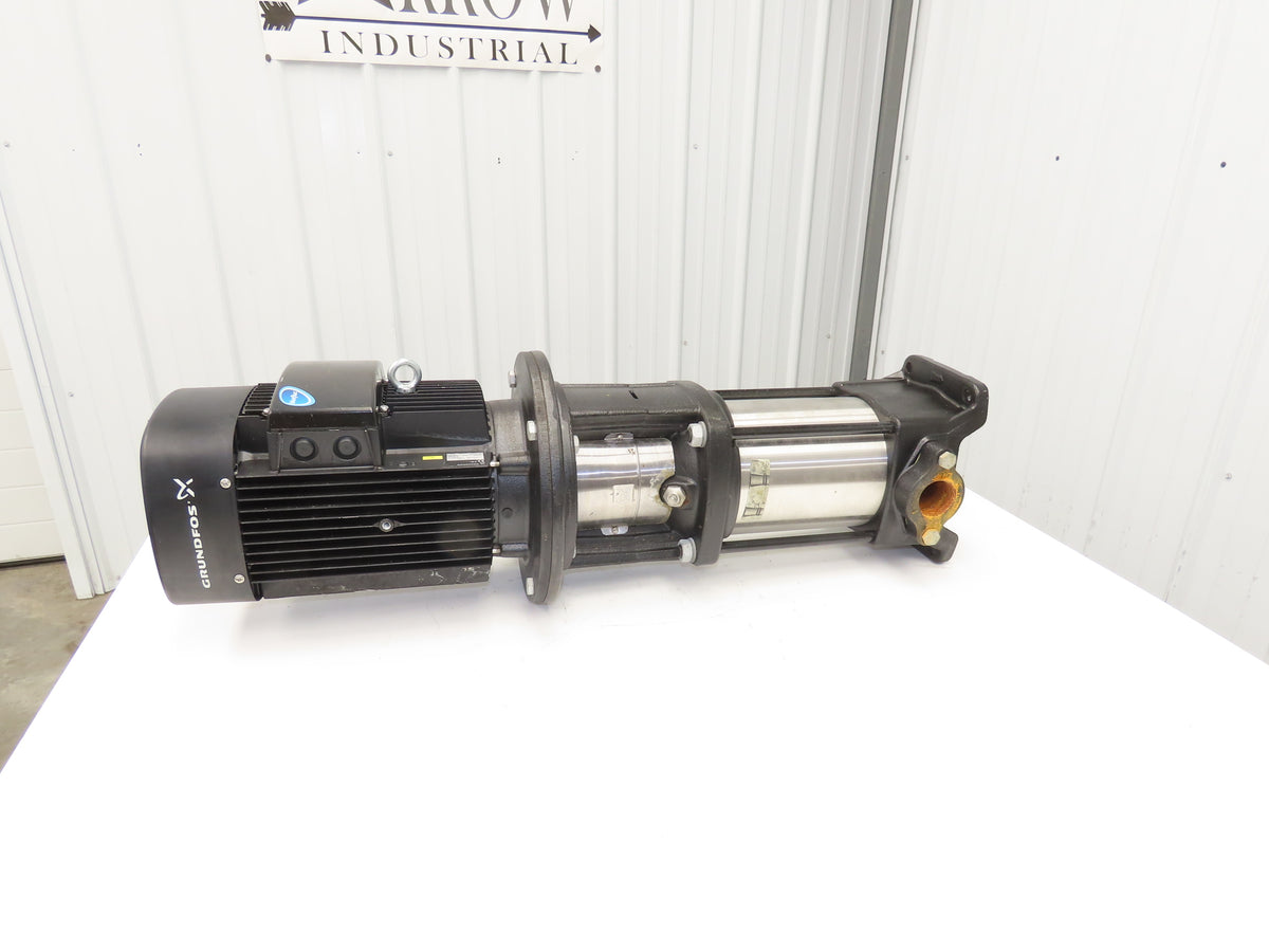 Grundfos CR10-07 A-A-A-E-HQQE Centrifugal Inline Pump 5.5kw 480V 3PH READ