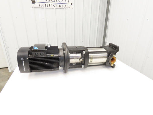 Grundfos CR10-07 A-A-A-E-HQQE Centrifugal Inline Pump 5.5kw 480V 3PH READ