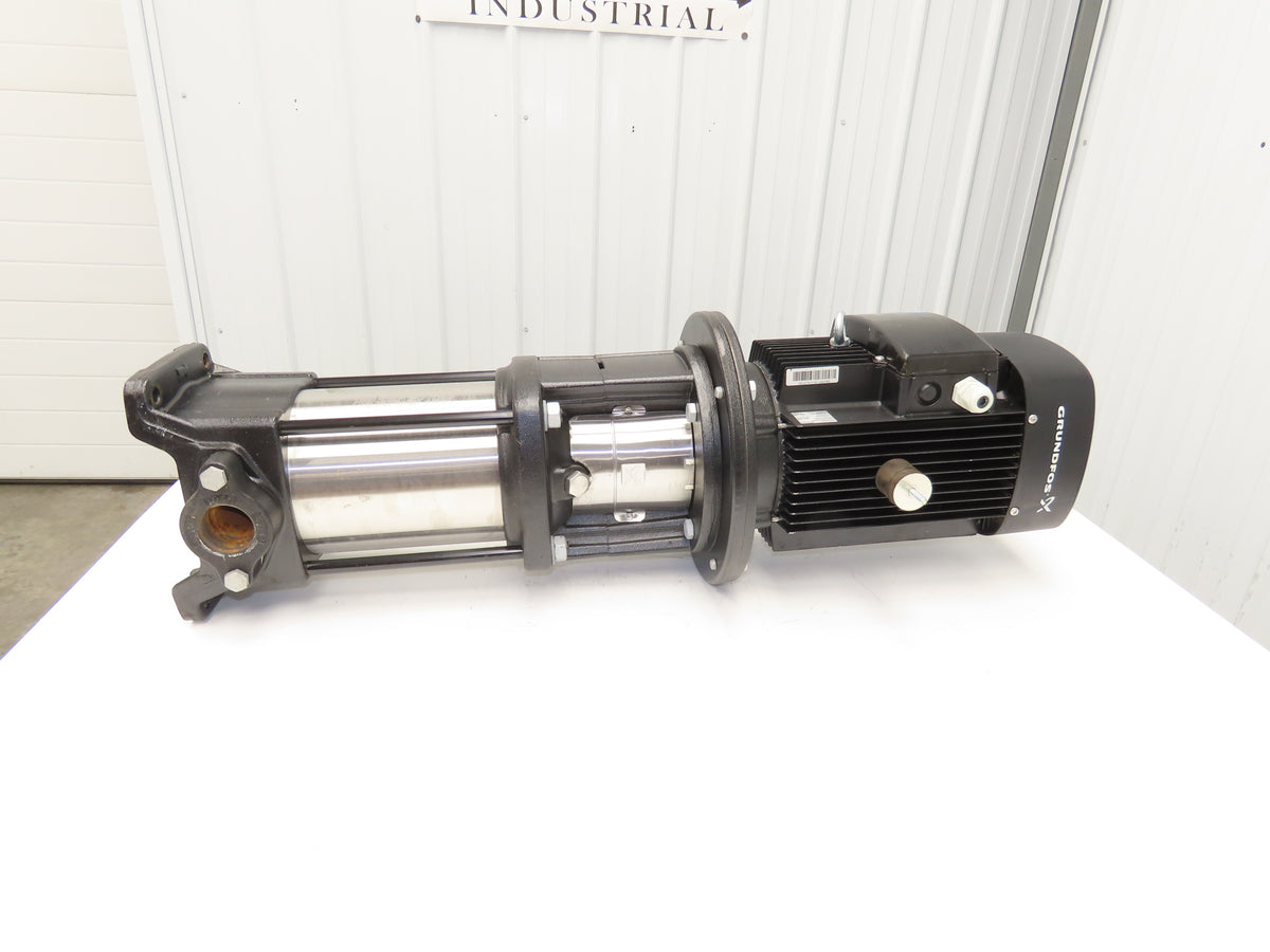 Grundfos CR10-07 A-A-A-E-HQQE Centrifugal Inline Pump 5.5kw 480V 3PH 201 L/min