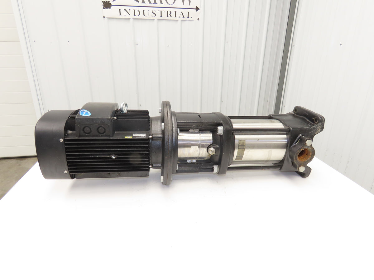 Grundfos CR10-07 A-A-A-E-HQQE Centrifugal Inline Pump 5.5kw 480V 3PH 201 L/min