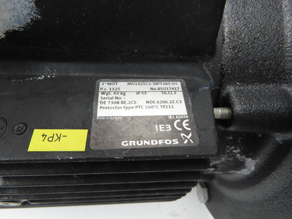 Grundfos CR10-08 A-A-A-E-HQQE Centrifugal Inline Pump 5.5kw 480V 3PH READ