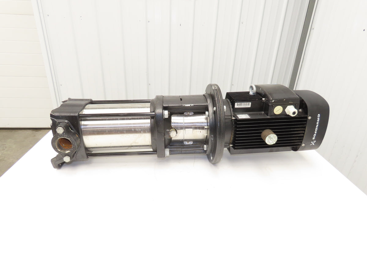 Grundfos CR10-08 A-A-A-E-HQQE Centrifugal Inline Pump 5.5kw 480V 3PH READ
