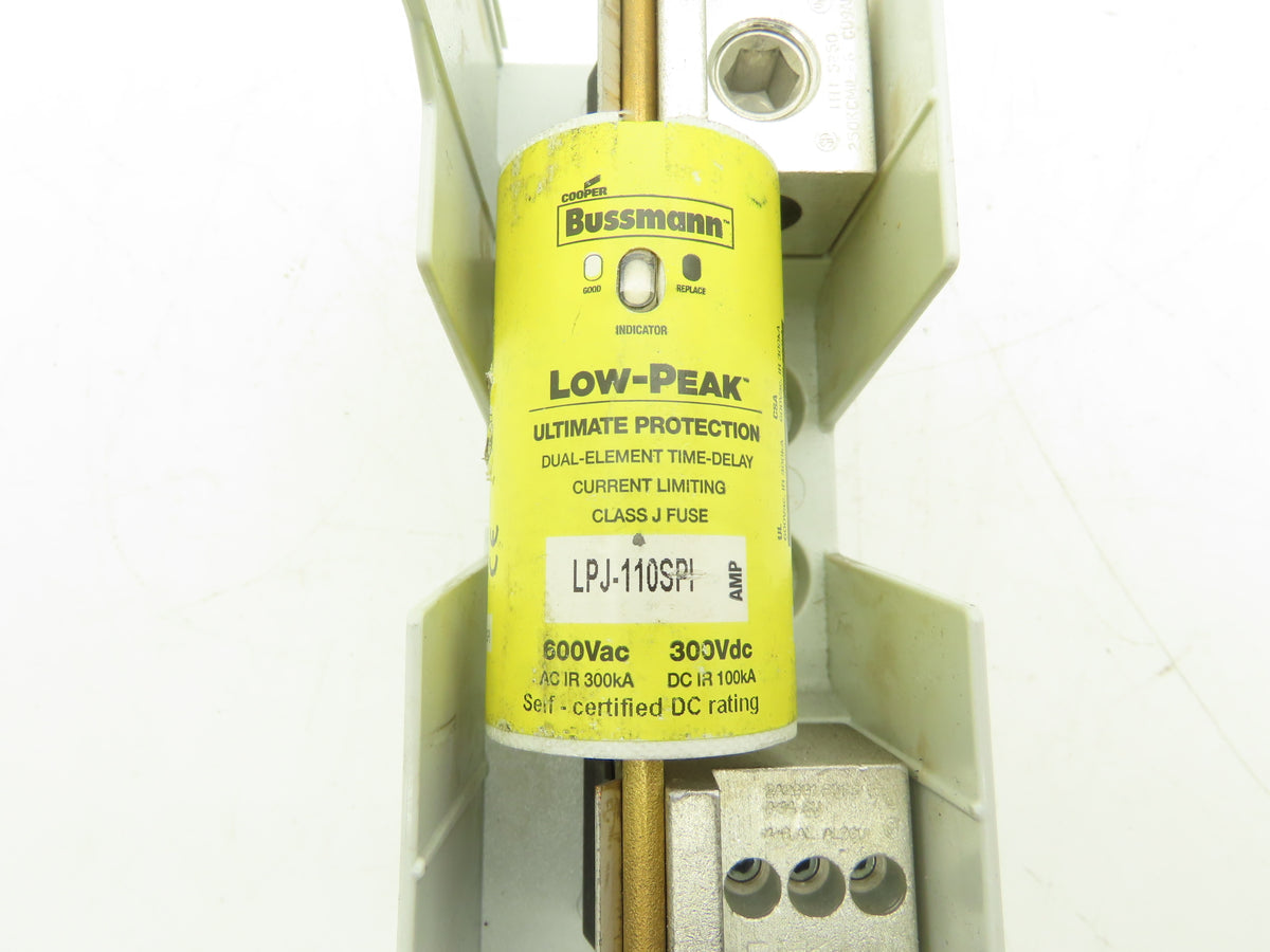 Eaton Bussmann JM60200-1MW16 Class J Power Distribution Fuse Block 200A 600V 1P
