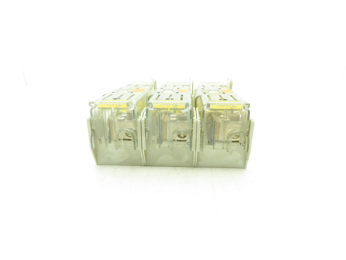 Bussmann JM60100-3CR Class J Fuse Holder 600V 100A 3-Pole Box Lug w/ Cover