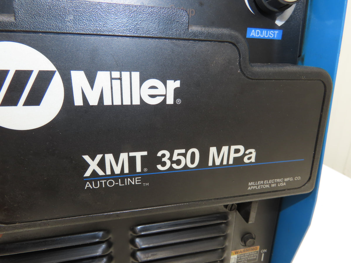 Miller XMT 350 Mpa Multiprocess Welder 350A DC Arc 208-575VAC Power Unit 907366