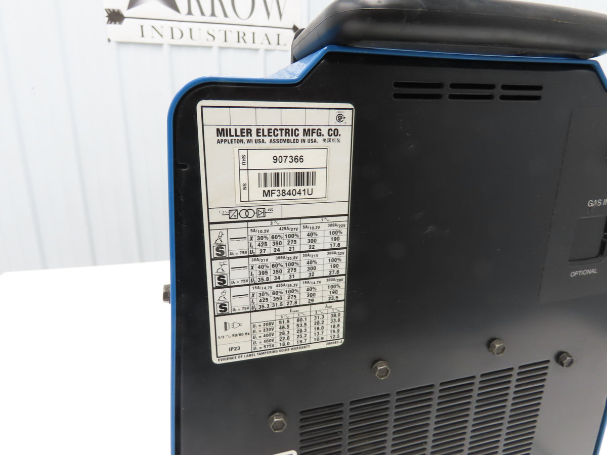 Miller XMT 350 Mpa Multiprocess Welder 350A DC Arc 208-575VAC Power Unit 907366