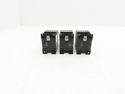 Eaton DILM12-10 24VDC Contactor XTCE012B10TD w/ DILA-XHI13 Aux 1NO+3NC Lot of 3