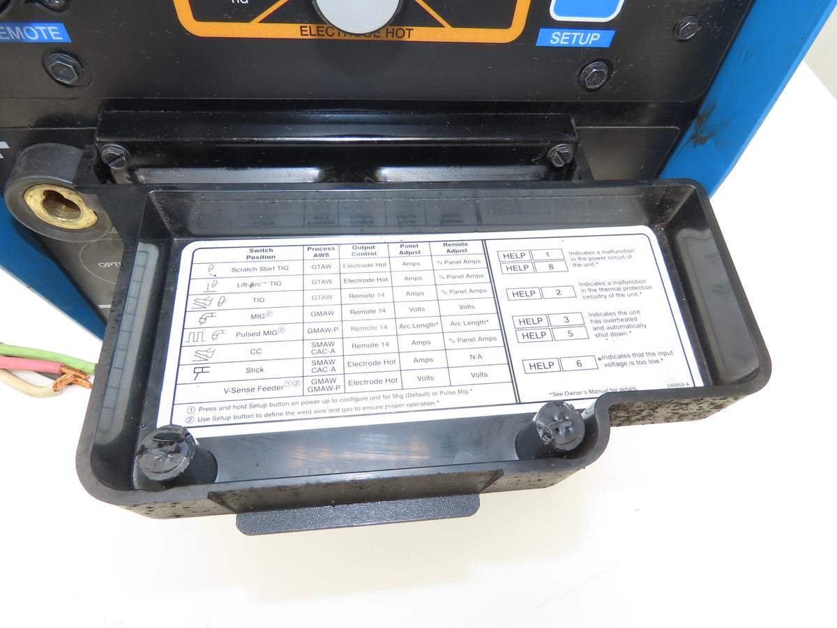 Miller XMT 350 Mpa Multiprocess Welder 350A DC Arc 208-575VAC Power Unit 907366