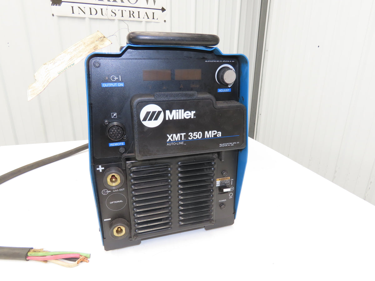 Miller XMT 350 Mpa Multiprocess Welder 350A DC Arc 208-575VAC Power Unit 907366