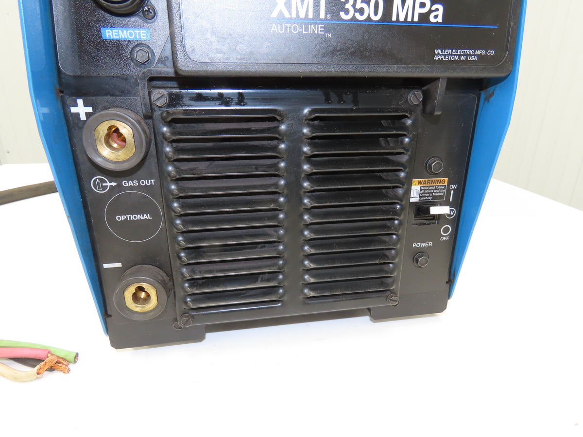 Miller XMT 350 Mpa Multiprocess Welder 350A DC Arc 208-575VAC Power Unit 907366