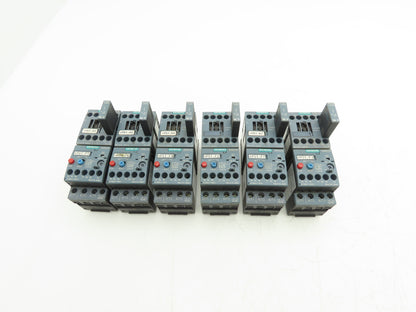Siemens 3RT2015-1BB42 Contactor 3RU2116-0HB0 24VDC w/Overload 0.55-0.8A Lot of 6