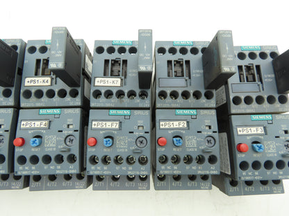 Siemens 3RT2015-1BB42 Contactor 3RU2116-0HB0 24VDC w/Overload 0.55-0.8A Lot of 6
