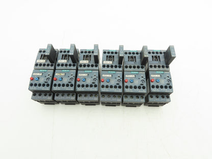 Siemens 3RT2015-1BB42 Contactor 3RU2116-0HB0 24VDC w/Overload 0.55-0.8A Lot of 6