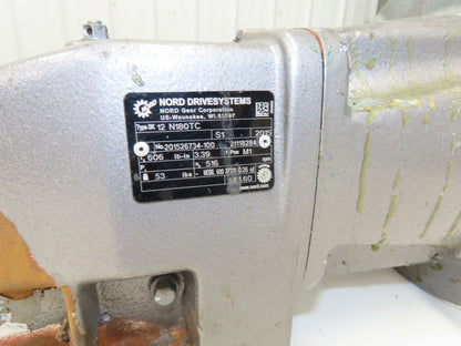 Nord SK12 N180TC Inline Gearbox 3.39:1 Ratio Reducer 516rpm 180TC C-Face
