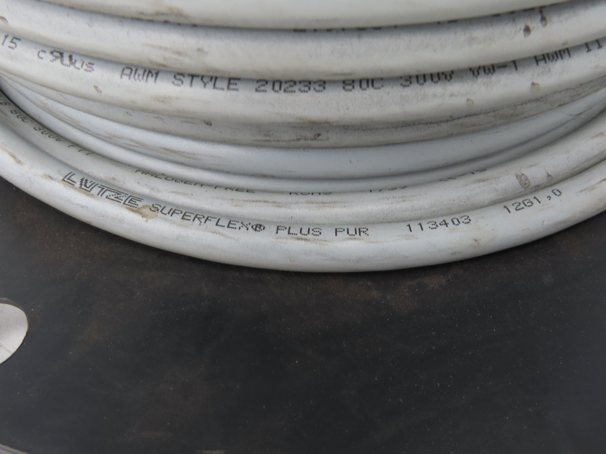 Lutze 113403 Superflex Multiconductor Cable 300V 18 AWG 12 Conductor 115' Spool