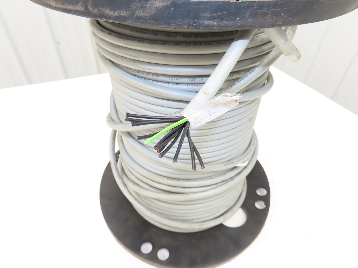 Lutze 113403 Superflex Multiconductor Cable 300V 18 AWG 12 Conductor 115' Spool