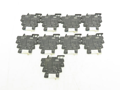 Weidmuller TRS 24VDC 1CO Relay Module SPDT 6A 250VAC DIN w/RSS113024 Lot of 9