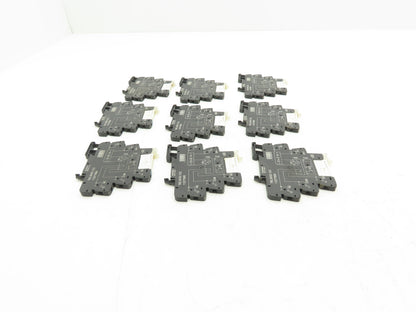Weidmuller TRS 24VDC 1CO Relay Module SPDT 6A 250VAC DIN w/RSS113024 Lot of 9