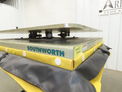 Southworth LS2-24 Hydraulic Lift Table 1700Lb 24" Travel 36"x30" Swivel Top 120V