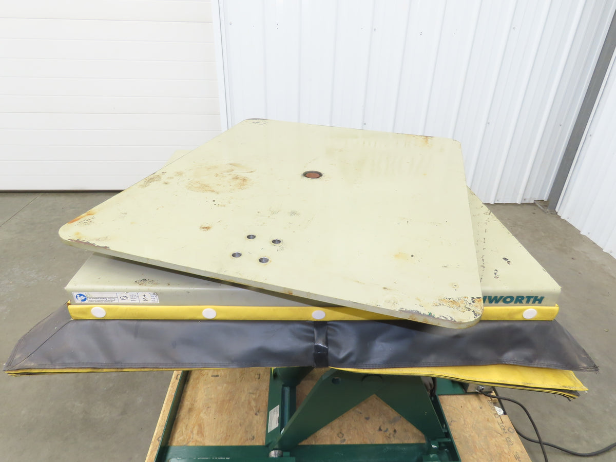 Southworth LS2-24 Hydraulic Lift Table 1700Lb 24" Travel 36"x30" Swivel Top 120V