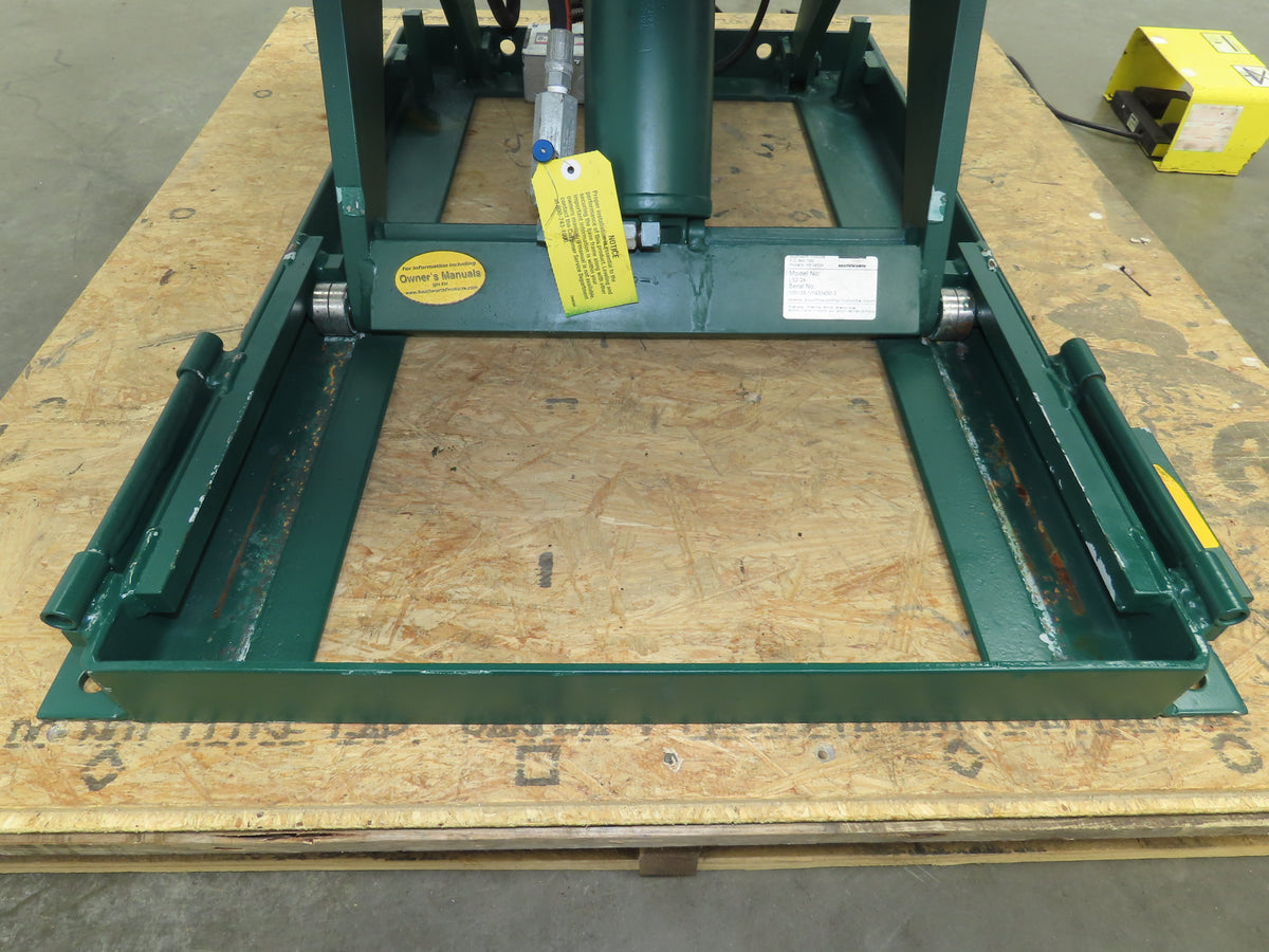 Southworth LS2-24 Hydraulic Lift Table 1700Lb 24" Travel 36"x30" Swivel Top 120V
