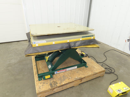 Southworth LS2-24 Hydraulic Lift Table 1700Lb 24" Travel 36"x30" Swivel Top 120V