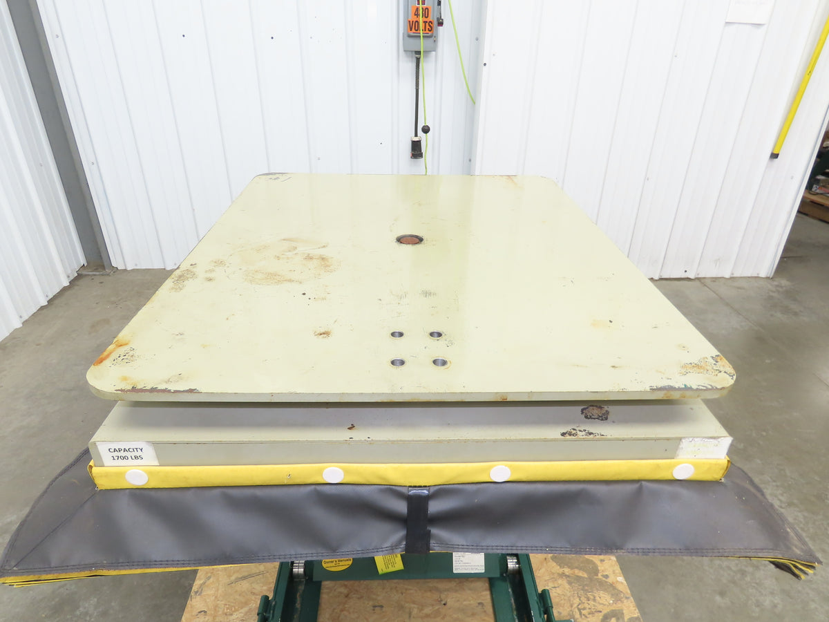 Southworth LS2-24 Hydraulic Lift Table 1700Lb 24" Travel 36"x30" Swivel Top 120V
