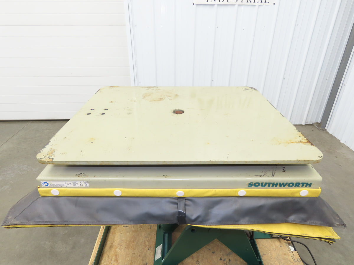 Southworth LS2-24 Hydraulic Lift Table 1700Lb 24" Travel 36"x30" Swivel Top 120V