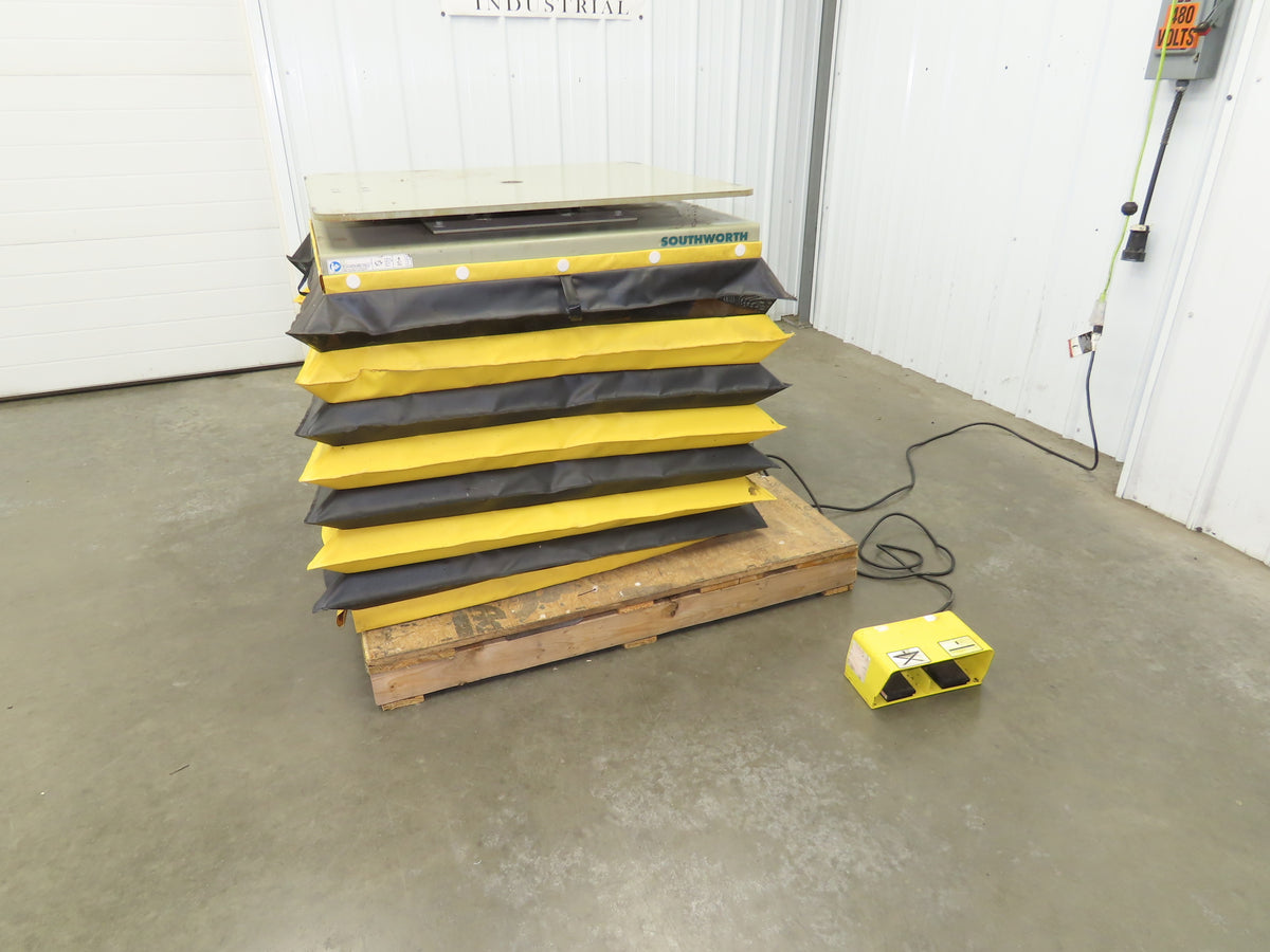 Southworth LS2-24 Hydraulic Lift Table 1700Lb 24" Travel 36"x30" Swivel Top 120V
