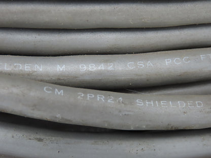 Belden 9842 Multi Wire Spool 18AWG Shielded 4 Pair Conductor 900' Gray Cable