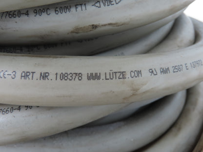 Lutze 108378 Silflex Multiconductor Cable 600V 16 AWG 25 Conductor 55' Spool
