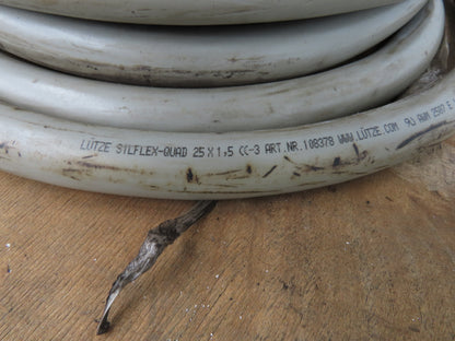 Lutze 108378 Silflex Multiconductor Cable 600V 16 AWG 25 Conductor 55' Spool