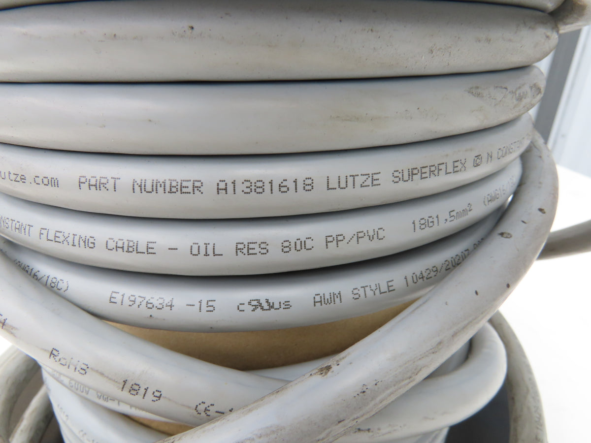 Lutze A1381618 Silflex Multiconductor Cable 600V 16 AWG 25 Conductor 75' Spool